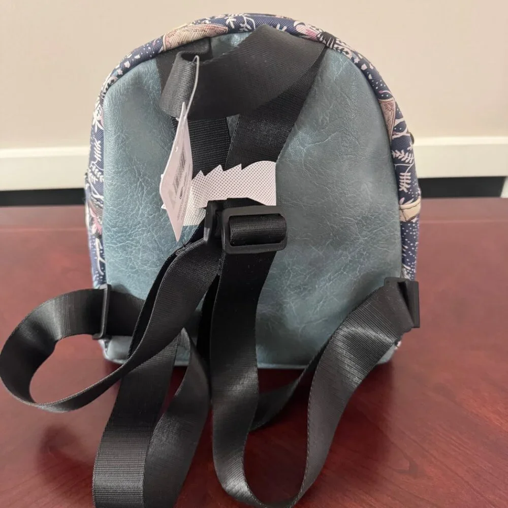 New Bioworld Blue and White Harry Potter Hedwig Mini Backpack